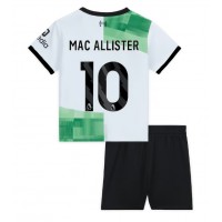 Liverpool Alexis Mac Allister #10 Gostujuci Dres za djecu 2023-24 Kratak Rukav (+ Kratke hlače)